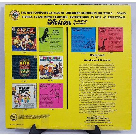 Wonderland Sound Track Vinyl LP Record Space Shuttle Star Wars Trek Superman - Picture 2 of 8